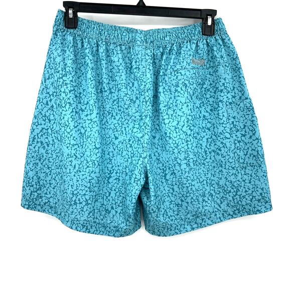 World‎ Wide Sportsman size large blue shorts unlined elastic w inner tie waist - Picture 2 of 6
